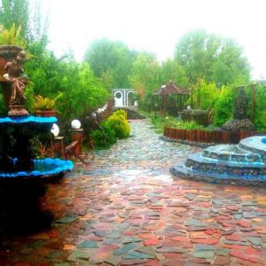 تابلو فرش چله ابریشم